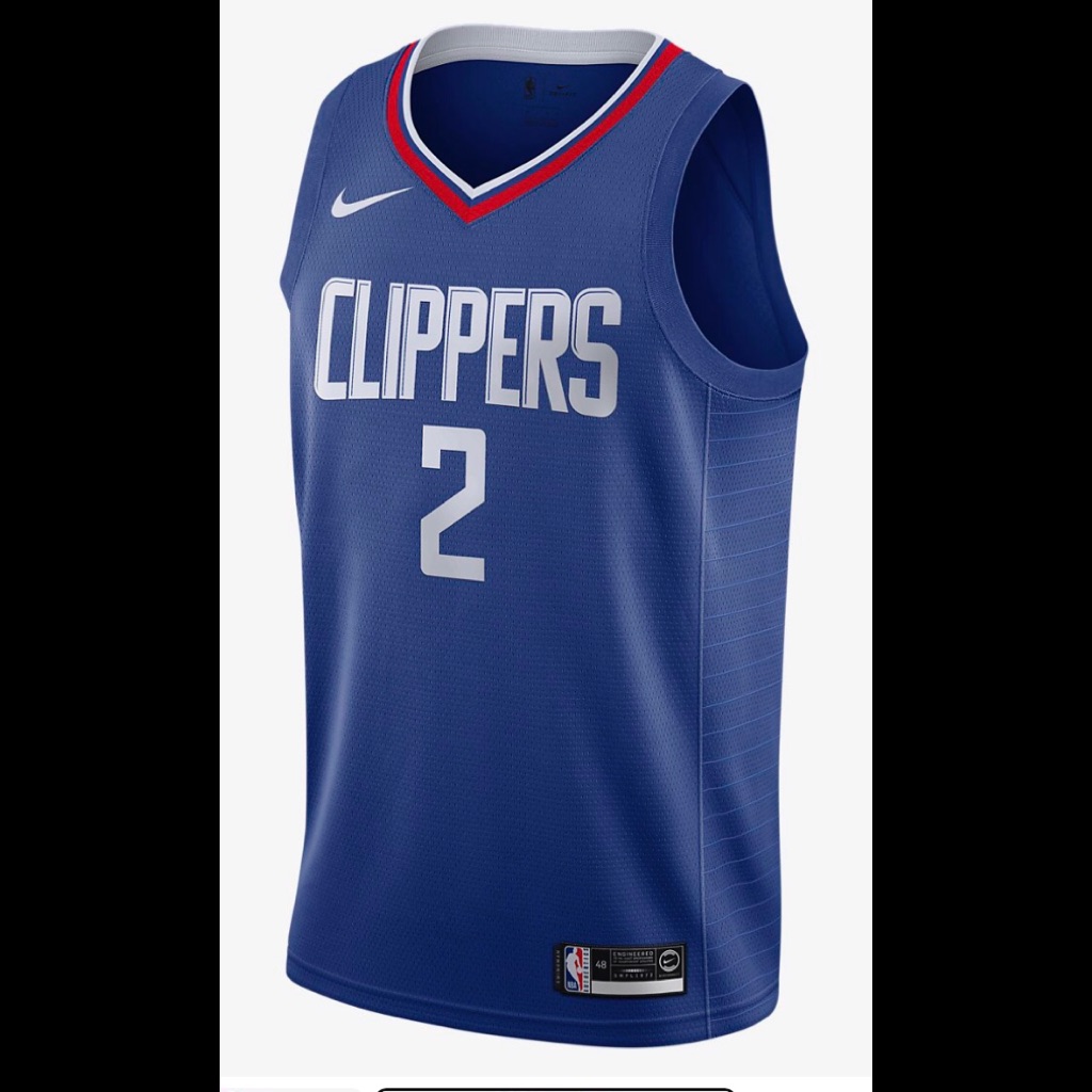 Kawhi Leonard Clippers Icon Edition Sz 56 -2xl